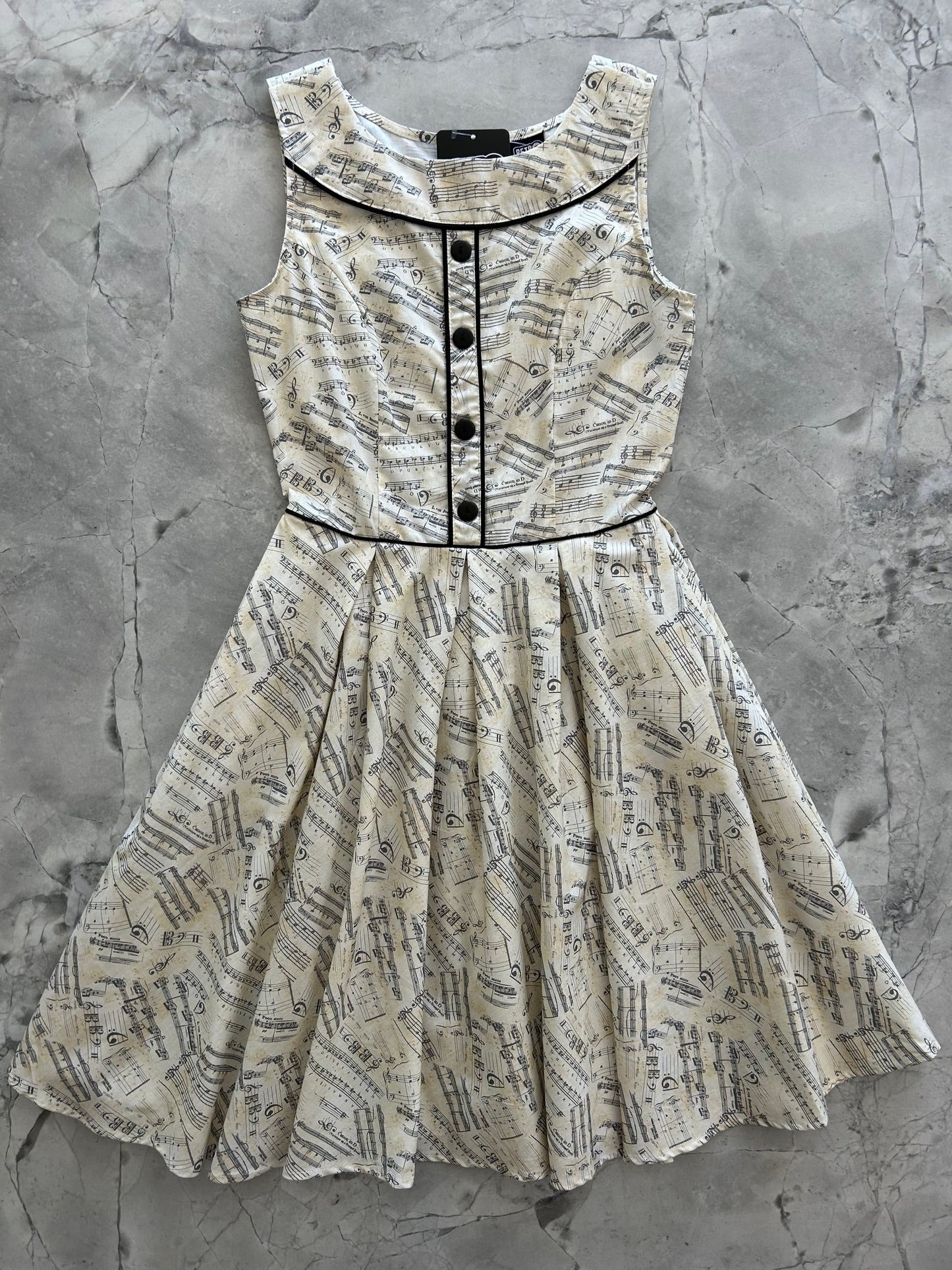 Elizabeth Dress in Music Notes