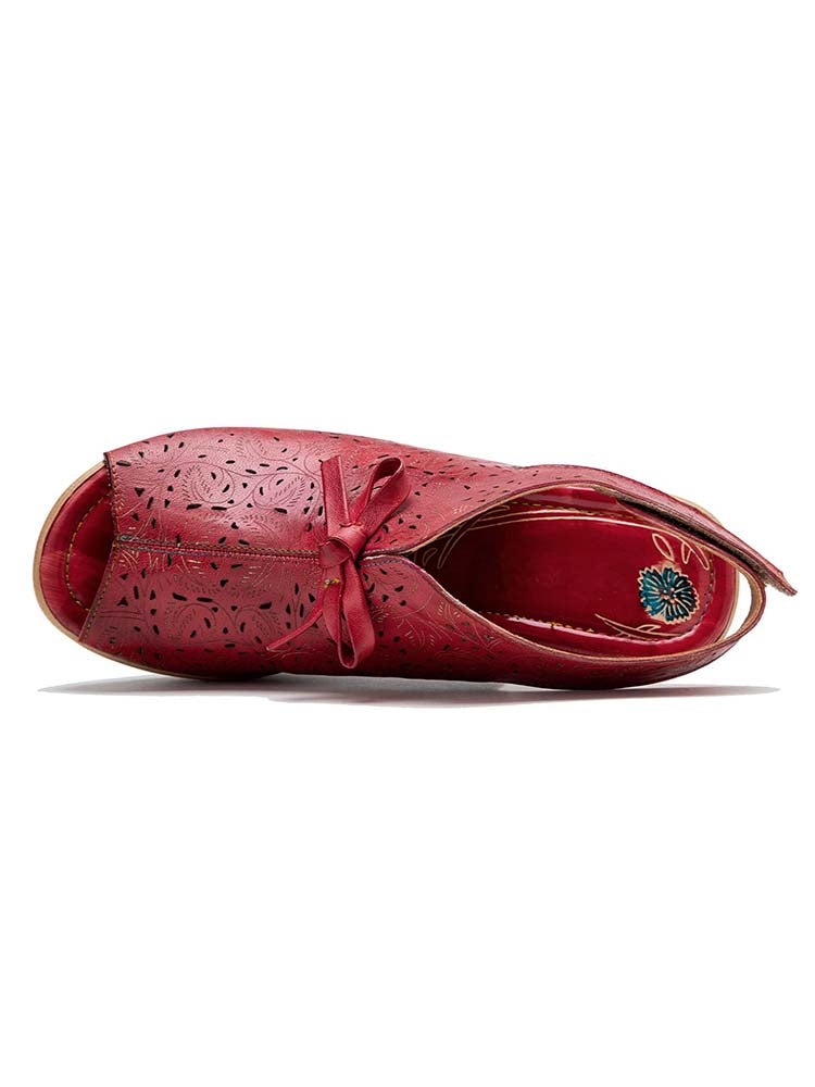 Crimson Tulip Sandal