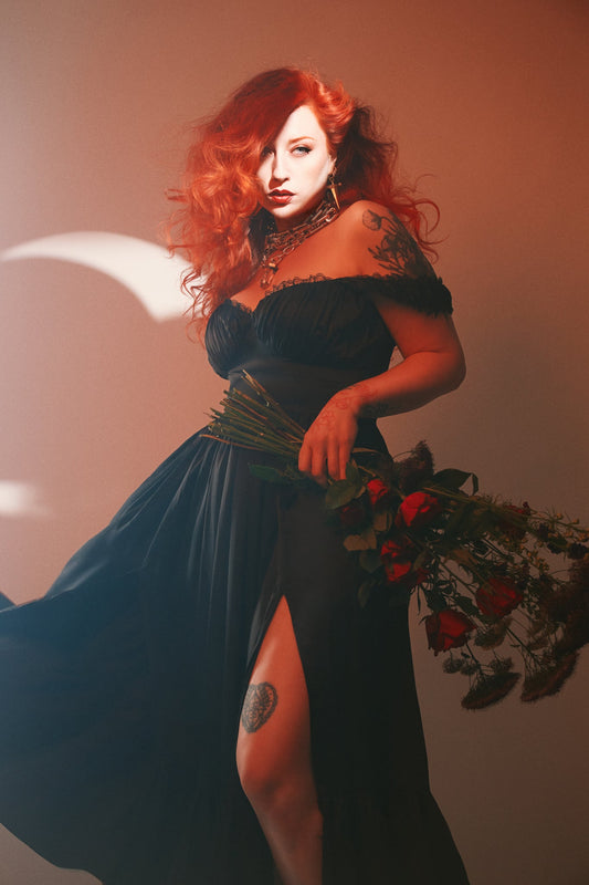 Midnight Veil Dress