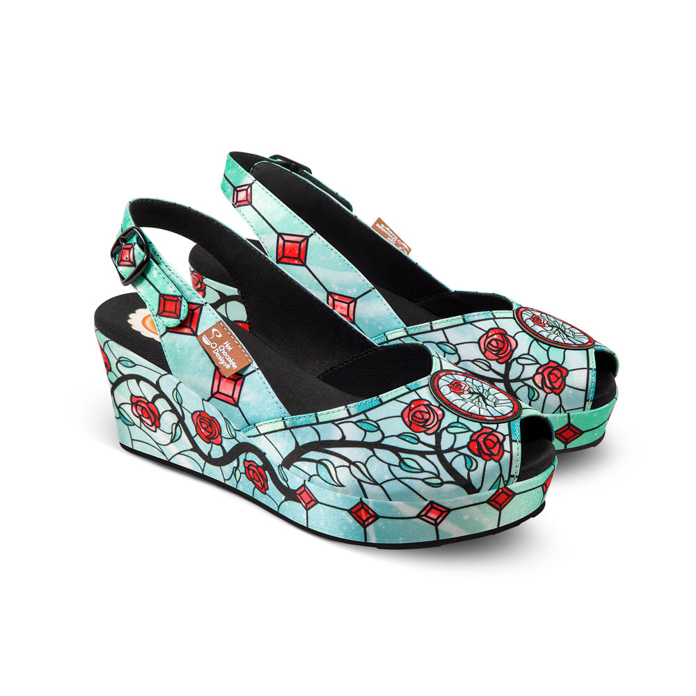 Stained Rose Sandal