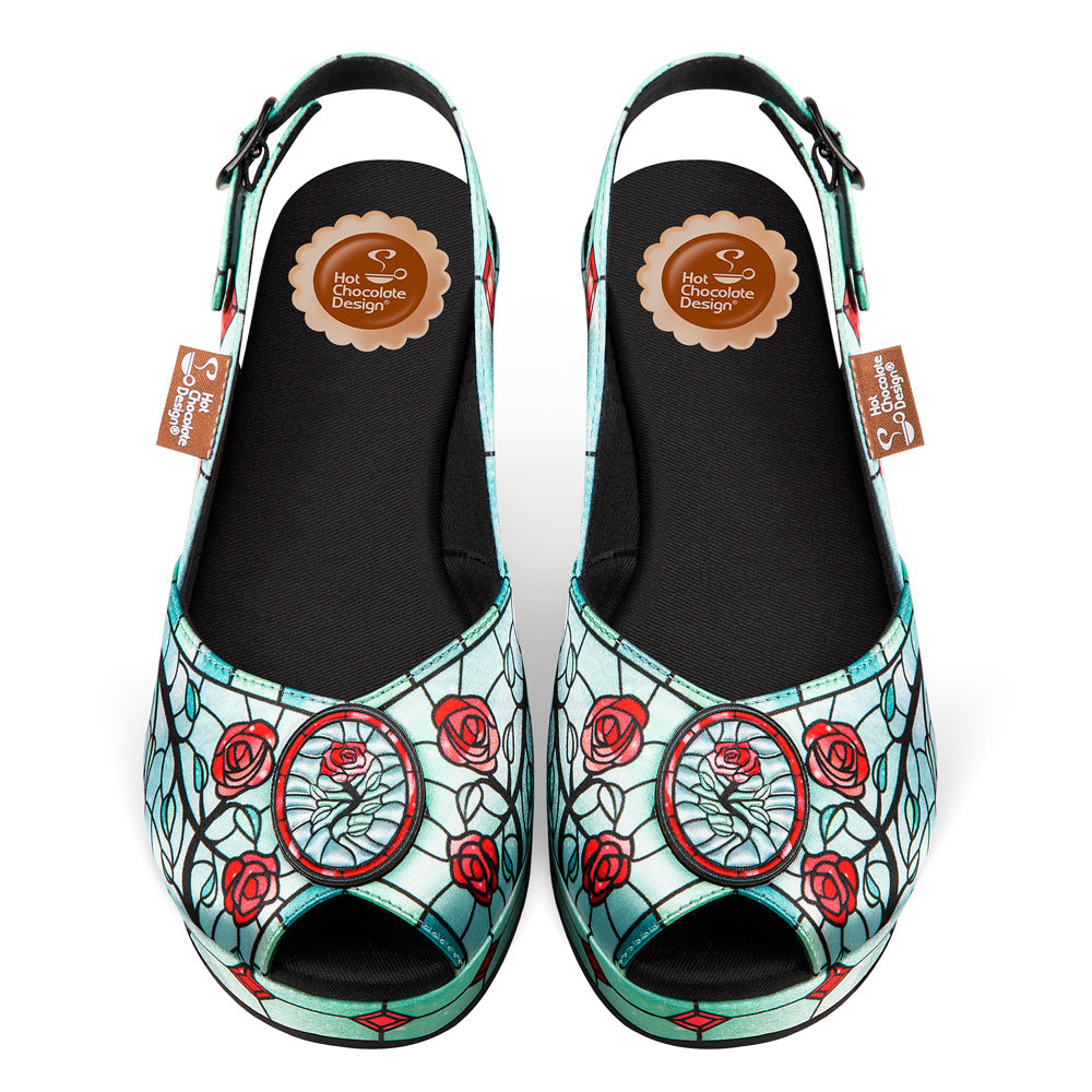 Stained Rose Sandal