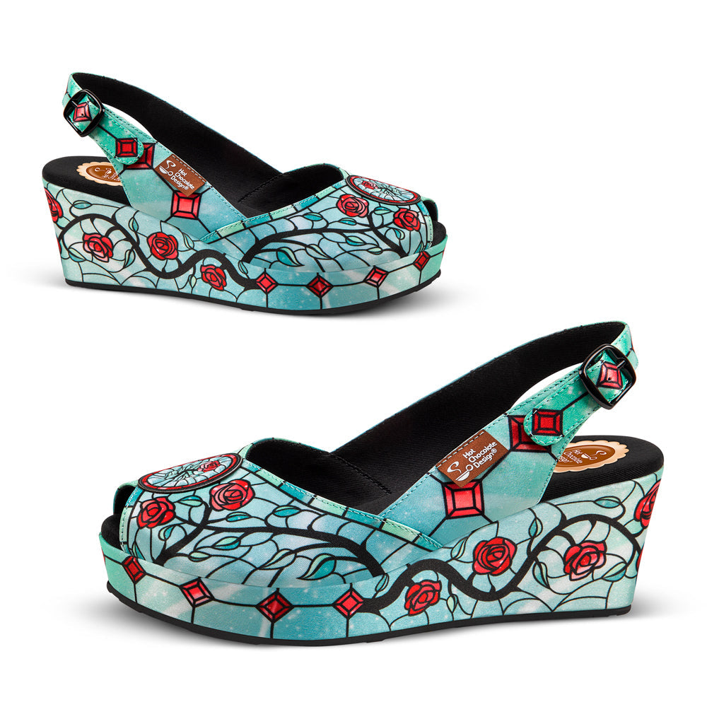 Stained Rose Sandal
