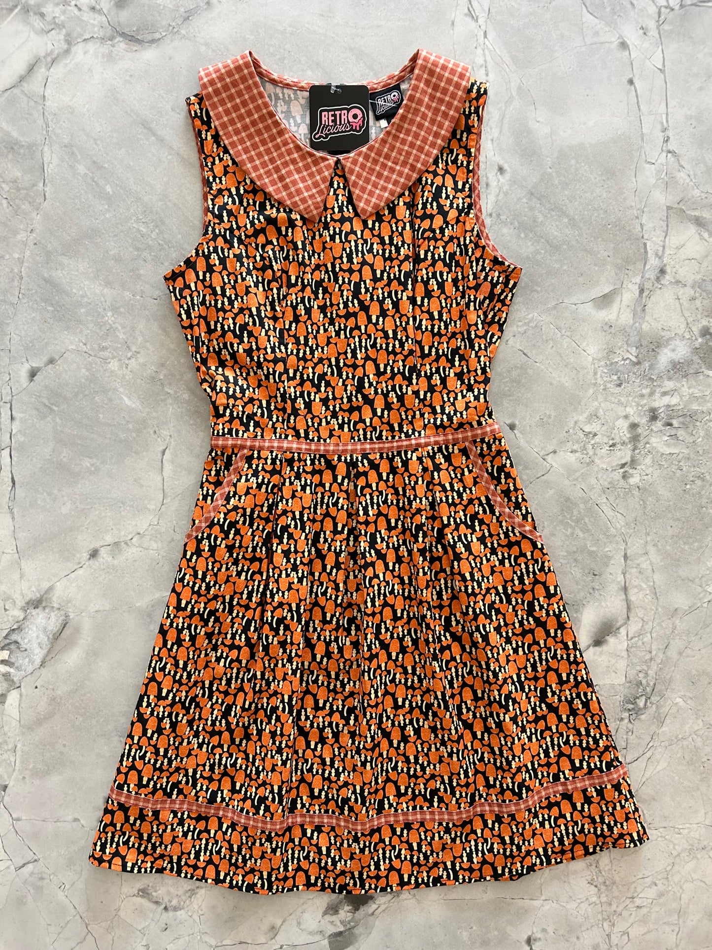 Mushroom Collared Dress