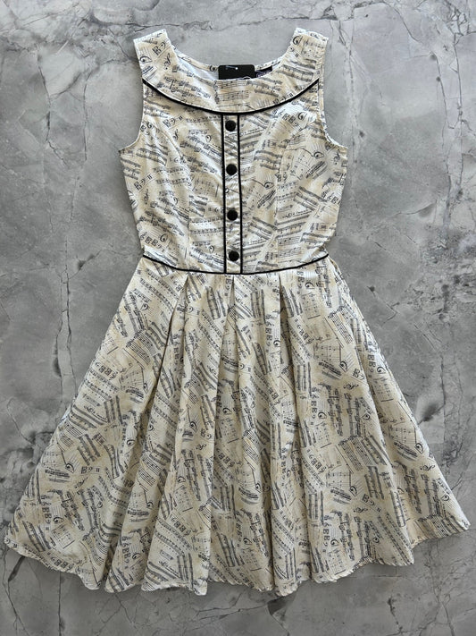 Elizabeth Dress in Music Notes