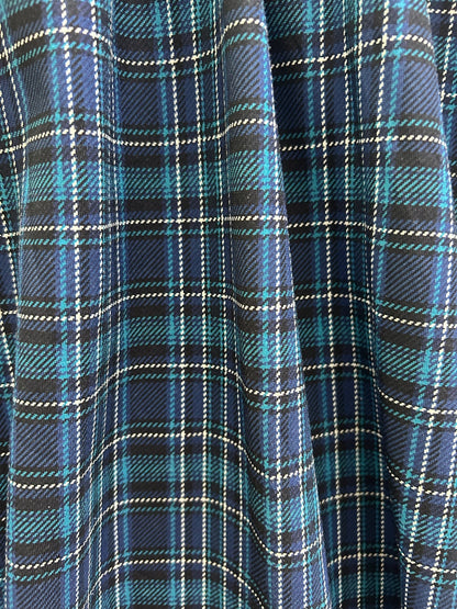 Blue Plaid Greta Dress