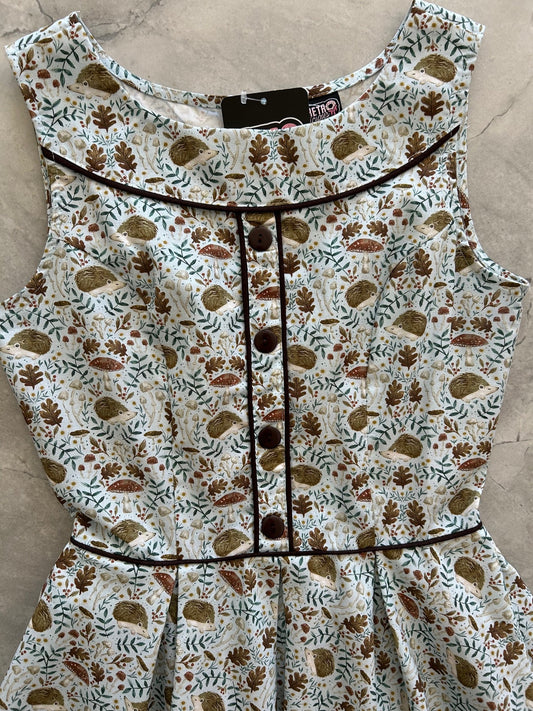Elizabeth Dress in Hedgehogs