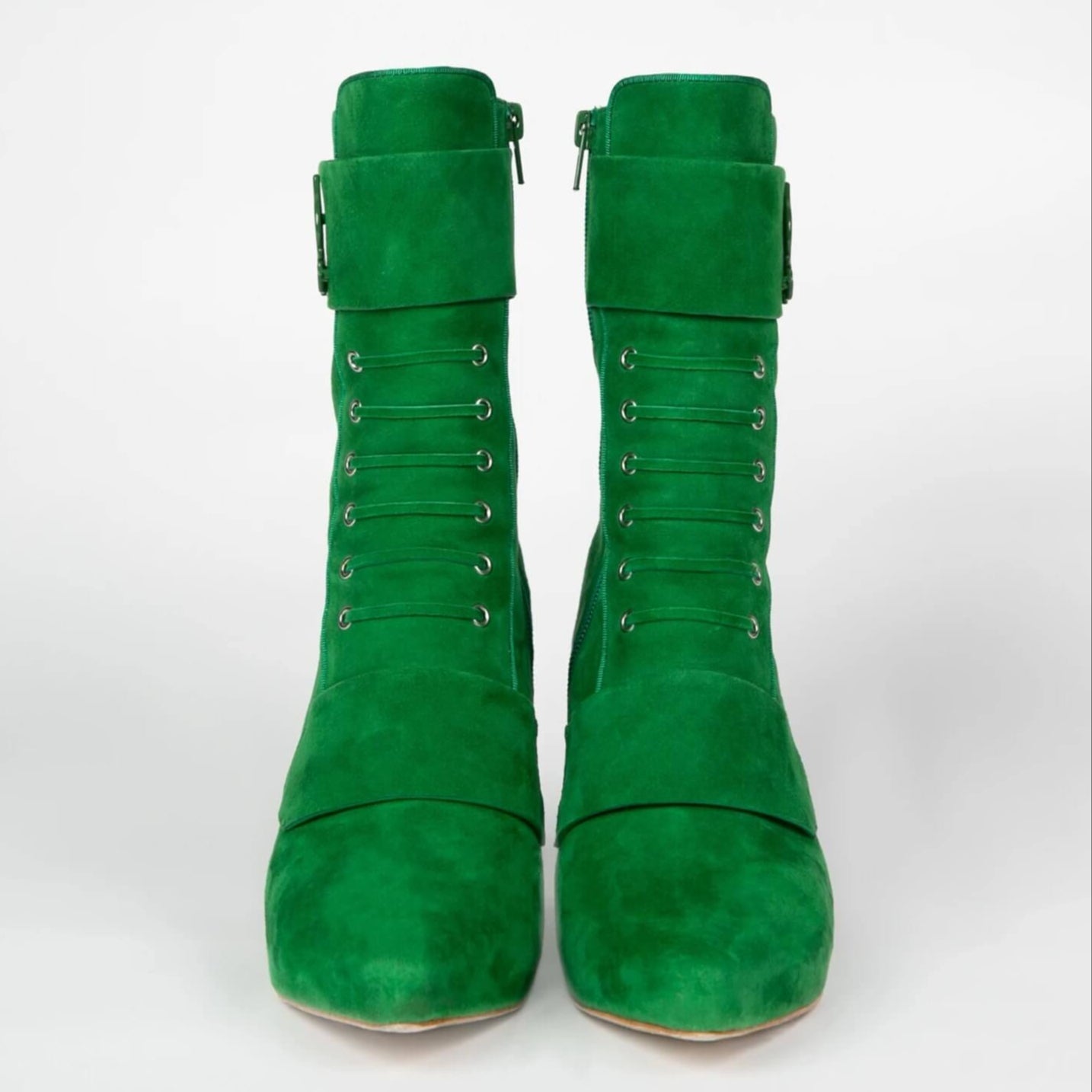 Marta Green Suede Boot