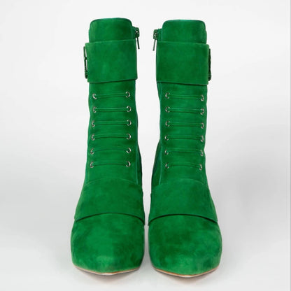 Marta Green Suede Boot