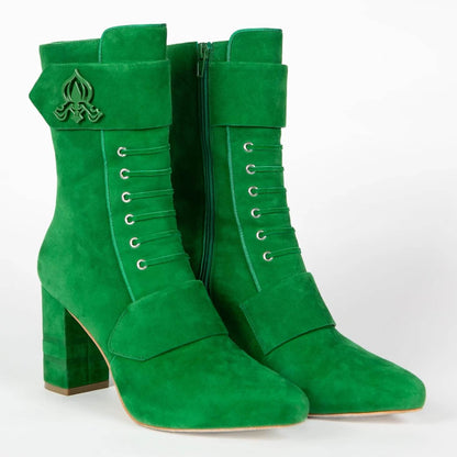 Marta Green Suede Boot