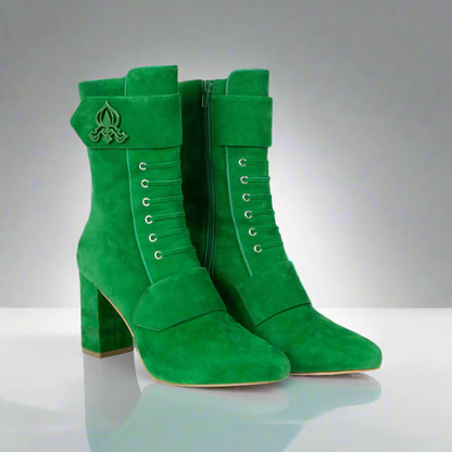 Marta Green Suede Boot