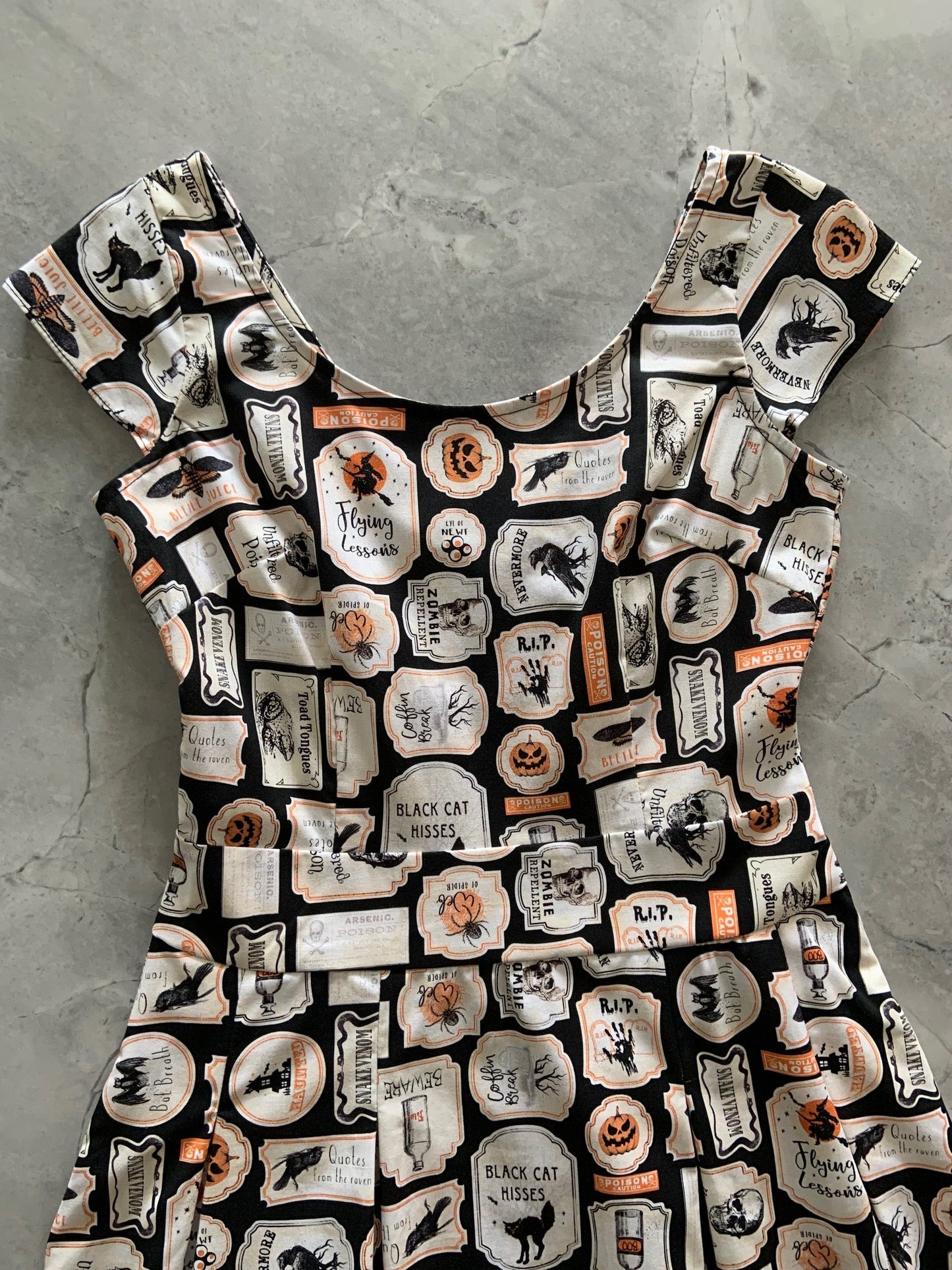 Margaret Dress in Halloween Print - Small only