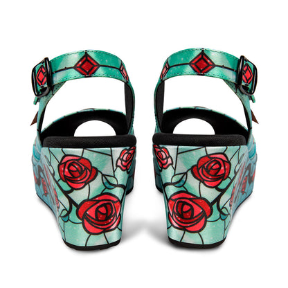 Stained Rose Sandal
