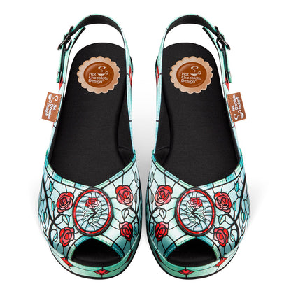 Stained Rose Sandal