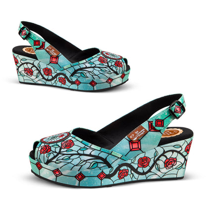 Stained Rose Sandal