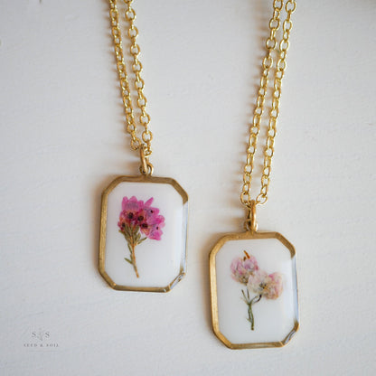 Valentine Ornate Frame Necklace